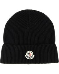 Moncler - Logo Patch Beanie - Lyst