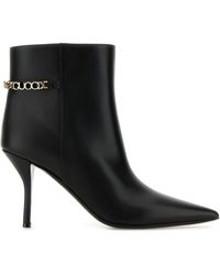Gucci - Leather Signoria Ankle Boots - Lyst