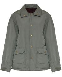 Maison Margiela - Giacca Militare Con Fodera A Quadri-Donna - Lyst