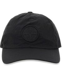Stone Island - Nylon Baseball Hat With Logo - Lyst