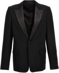 Lanvin - Tuxedo Blazer Jacket Giacche Nero - Lyst