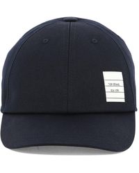 Thom Browne - Baseball Cap mit Logo Patch - Lyst