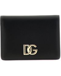 Dolce & Gabbana - Logo Wallet Portafogli Nero - Lyst