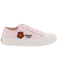 KENZO - Canvas School Sneakers - Lyst