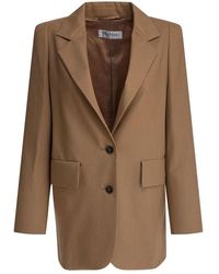 Max Mara - Single-Breasted Long-Sleeved Jacket - Lyst