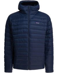 Patagonia - Down Sweater Hoody Jackets And Coats Blu-Uomo - Lyst