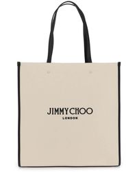 Jimmy Choo - N/s Canvas Tote Bag - Lyst