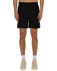 MSGM - Shorts With Subtle Logo Detail - Lyst