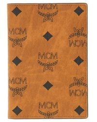 MCM - Passport Holder With Visetos Monogram - Lyst