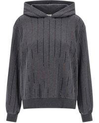 Brunello Cucinelli - Micro Sequin Hoodie - Lyst