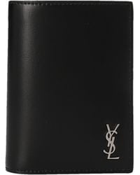 Saint Laurent - 'Tiny Cassandre' Card Holder - Lyst