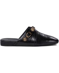 Balenciaga - Mini Leather Slipper Sandals For - Lyst