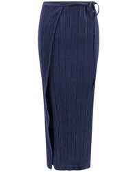 LE17SEPTEMBRE - Ribbed Long Skirt - Lyst