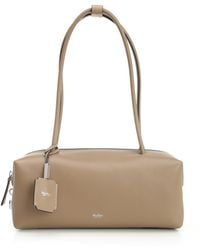 Max Mara - Natural Satchel Bag Shoulder Bags Beige - Lyst