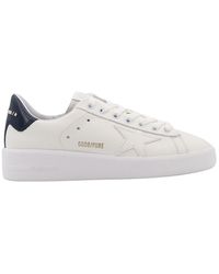 Golden Goose - Sneakers in pelle con patch posteriore in contrasto - Lyst