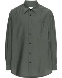 Lemaire - Long-Sleeved Shirt With Double Pocket - Lyst