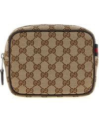 Gucci - Gg Small Shoulder Strap Borse A Tracolla-Uomo - Lyst