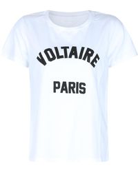 Zadig & Voltaire - T-shirts And Polos Light And Natural - Lyst
