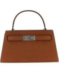 Tory Burch - Petite Lee Radziwill Borse A Mano Marrone-Donna - Lyst