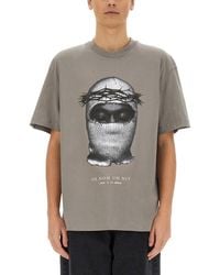 ih nom uh nit - Crown Mask Print T-Shirt - Lyst