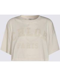Chloé - T-Shirts And Polos Coconut Milk-Donna - Lyst