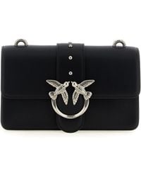 Pinko - Love One Mini Borse A Tracolla Nero-Donna - Lyst