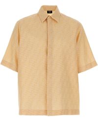 Fendi - Ff Jacquard Shirt Camicie-Uomo - Lyst
