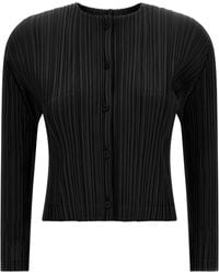 Pleats Please Issey Miyake - 'Monthly Colors: August' Cardigan - Lyst