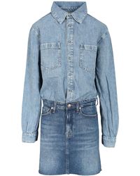 7 For All Mankind - Ipanema Mini Dress - Lyst