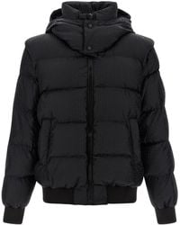 Balmain - 'monogram Pb Labirinto' Down Jacket - Lyst