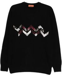 Missoni - Wool Sweater With Zigzag Detail - Lyst