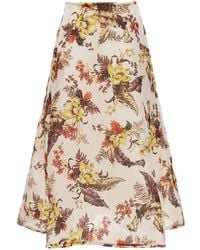 Zimmermann - Matchmaker Floral Flare Skirts - Lyst