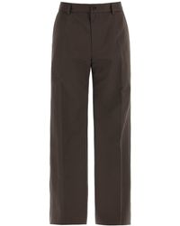 Dolce & Gabbana - Tailored Cotton Trousers For - Lyst