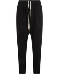 Rick Owens - Cotton Drawstring Long Pants - Lyst