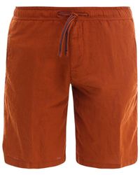 PERFECTION GDM - Linen And Cotton Bermuda Shorts - Lyst