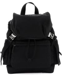 Versace - Allover Neo Nylon Backpack - Lyst