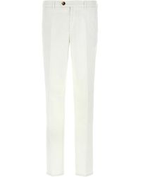 Brunello Cucinelli - Chinos Pantaloni Bianco-Uomo - Lyst