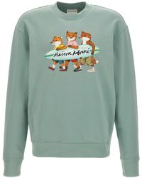 Maison Kitsuné - 'Surfing Fox' Sweatshirt - Lyst