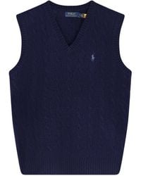 Polo Ralph Lauren - Wool And Cashmere Vest - Lyst