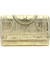 Tory Burch - Fleming Soft Metallic Square Quilt Wallets, Card Holders - Lyst