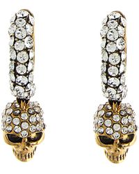 McQueen - Mcqueen Skull Earrings - Lyst