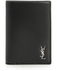 Saint Laurent - Tiny Cassandre Card Holder - Lyst
