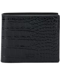 Tom Ford - Crocodile Print Leather Wallet - Lyst