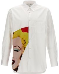 Comme des Garçons - Andy Warhol Camicie Bianco - Lyst