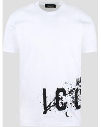 DSquared² - Icon Splash Cool Fit T-Shirt - Lyst