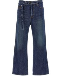 Sacai - Bootcut Jeans Pants - Lyst