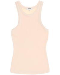 Agolde - "Ribbed Sleeveless Top B - Lyst