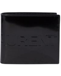 Saint Laurent - Est/Ovest Wallets & Card Holders Nero-Uomo - Lyst