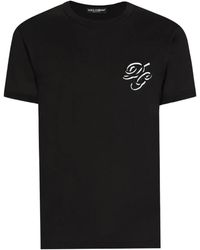 Dolce & Gabbana - T-Shirt With Applique - Lyst