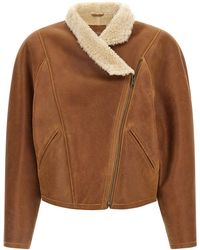 Isabel Marant - Blondine Puffer Jackets Marrone-Donna - Lyst